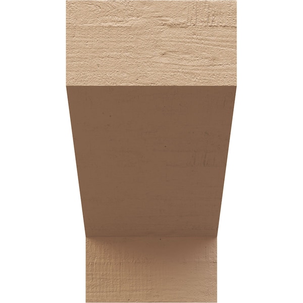 10in. W X 20in. D X 20in. H Series 1 Clemmons Rough Cedar Woodgrain TimberThane Corbel, Primed Tan